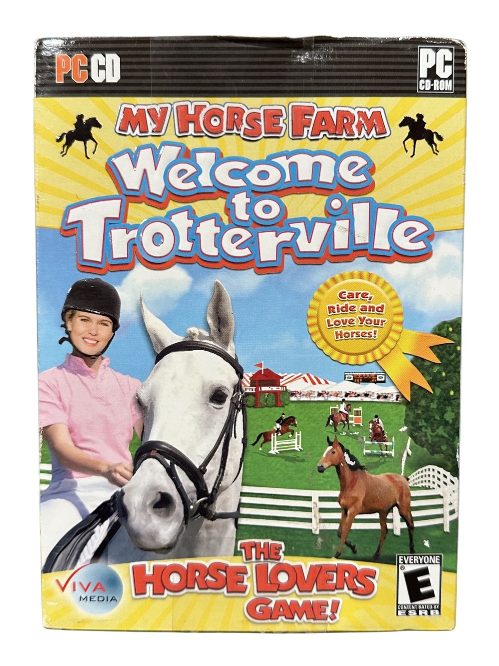 My Horse Farm Welcome To Trotterville PC CD-ROM Software Gaming Viva Media